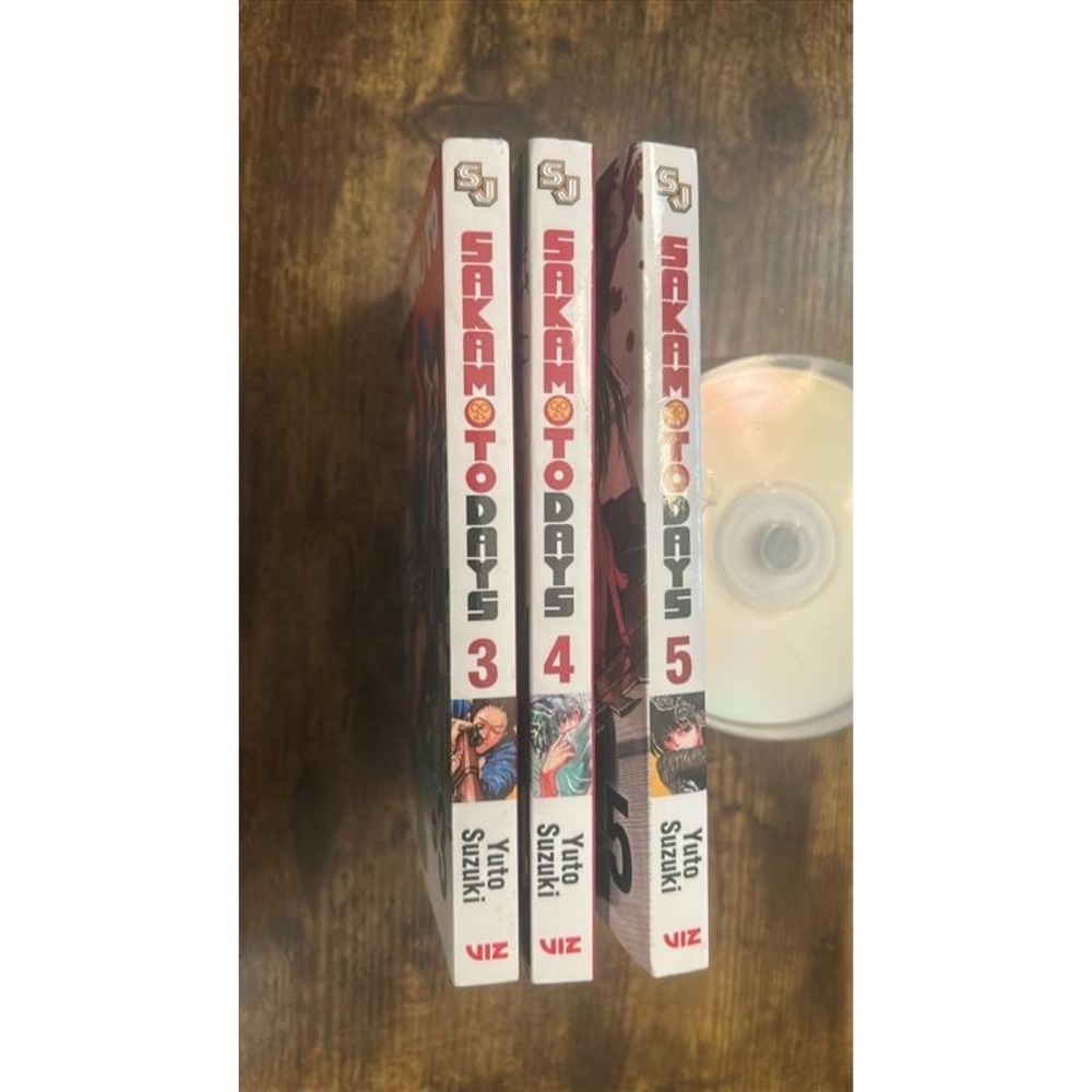 Sakamoto Days Manga Volumes 3 4 5 Yuto Suzuki VIZ Media Shonen Jump English Lot - Picture 3 of 3